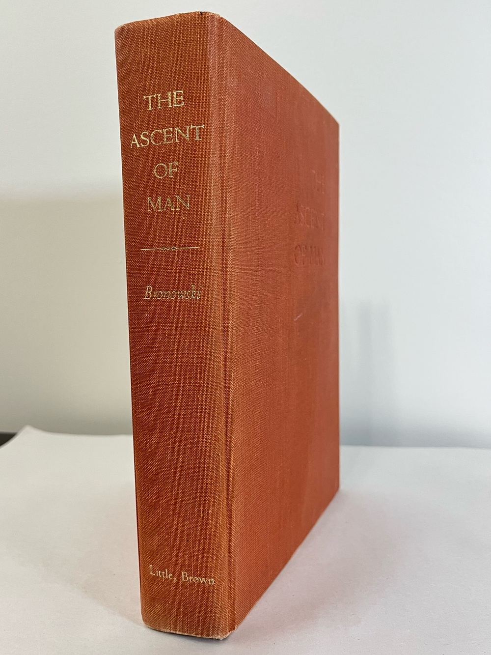 2/$10 The Ascent of Man - Vintage Hardcover Book
